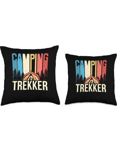 Cojín de Lanzamiento Camping Trekker 45x45 cm Multicolor