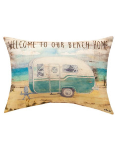 Cojín Decorativo Rectangular Manual SHCWBH 45.7x33 cm Multicolor