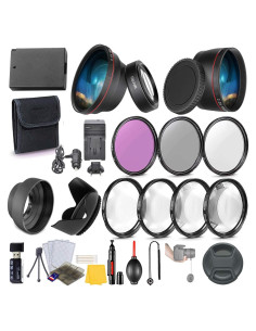Kit de Filtros y Accesorios 58mm para Canon DSLR 33rd Street