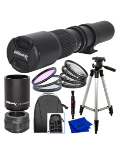 Lente Telefoto 500mm f/8 Ultimaxx para Nikon Z - Kit Completo