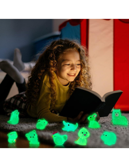 60 Figuras Miniatura Luminosa de Resina DIYDEC para Decoración
