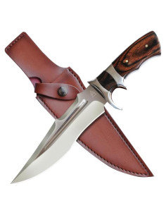 Cuchillo de Caza Kratos ZF11 con Funda - Acero Inoxidable 440