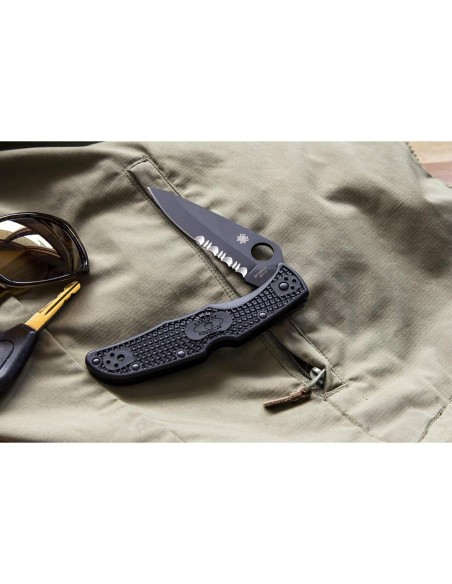 Cuchillo Plegable Spyderco Endura 4 Verde Zome 9.53 cm VG-10