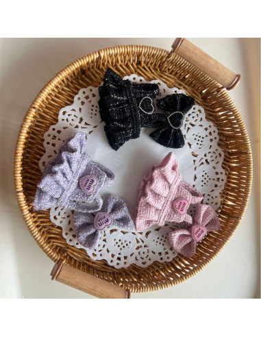 Ropa de lujo para muñecas 17cm Labb - Vestido y bolso negro