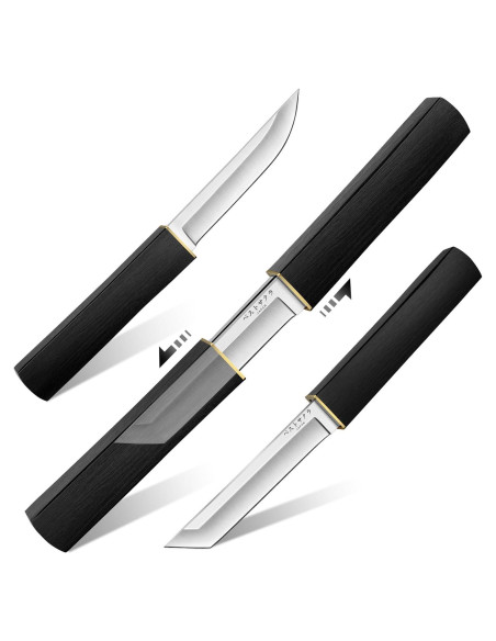 Conjunto de cuchillos Moontay Mini Katana Tanto - Acero inoxidable