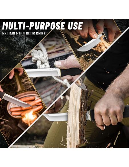 Conjunto de cuchillos Moontay Mini Katana Tanto - Acero inoxidable