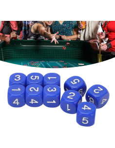 Set de 20 Dados de Plástico Coloridos Cosiki para Juegos 2