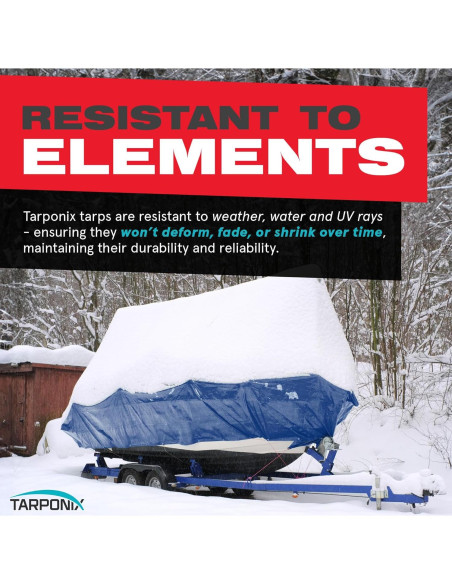 Lona Azul Polietileno 1.83x2.44m TARPONIX Impermeable 5 Mil