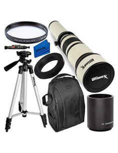 Lente Telefoto Zoom Ultimaxx 650-1300mm para Canon DSLR