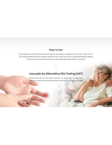 Kit de Prueba de Diabetes FORA Pro Voice V9 con Glucometro y 100 Tiras