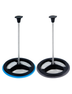 Juego de 2 Prensas Francesas de Silicona ziHenryDa 158g