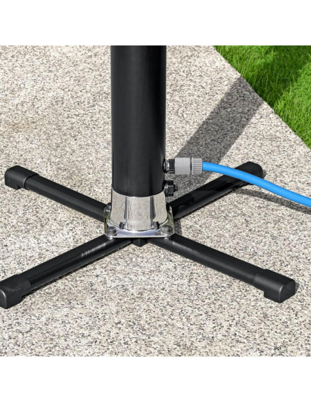 Ducha Solar Exterior Bestway 20L con Cabezal Grande y Control de Temperatura