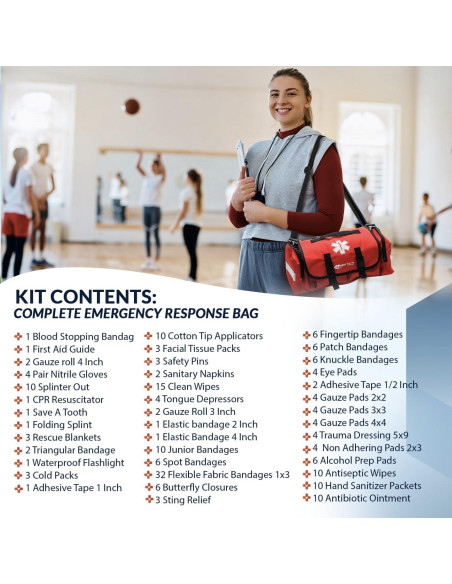 Kit de Primeros Auxilios MFASCO para Aulas - 200 Suministros