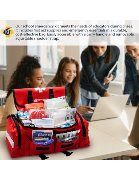 Kit de Primeros Auxilios MFASCO para Aulas - 200 Suministros