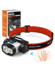 Lámpara Frontal MAXME100 EXPLOR30 Recargable IP68 1600 Lúmenes