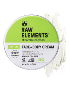 Protector Solar Mineral Raw Elements SPF 30 85 g Orgánico