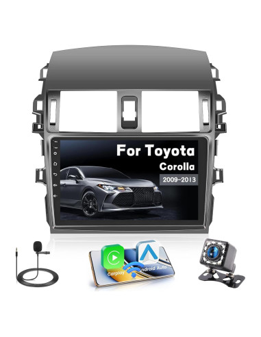 Estéreo de Coche Android Roinvou 9" para Toyota Corolla 2009-2013