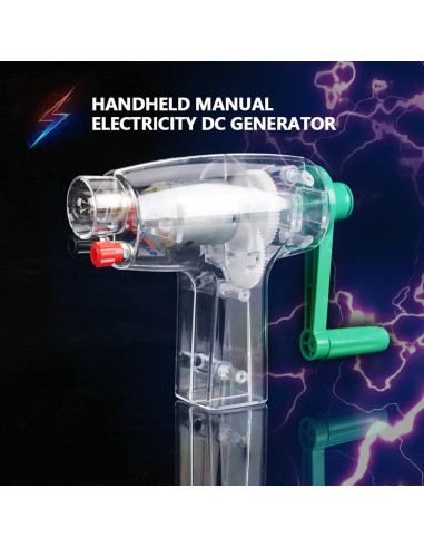 Generador de Energía de Manivela HDC 6.3V 178g Portátil