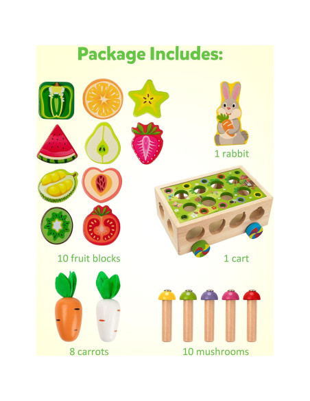 Juguete Montessori Coogam de Motricidad Fina para Niños 3+ Juguete Montessori Coogam de Motricidad Fina para Niños 3+