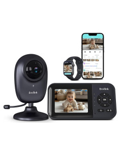 Monitor de Video para Bebés Envilink BMSNVI28, 1080p, WiFi