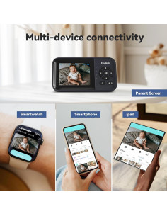 Monitor de Video para Bebés Envilink BMSNVI28, 1080p, WiFi 2