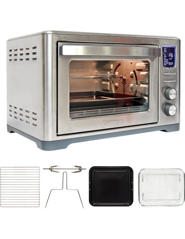 Horno Tostador Digital Kenmore 11 en 1 25 qt Acero Inoxidable