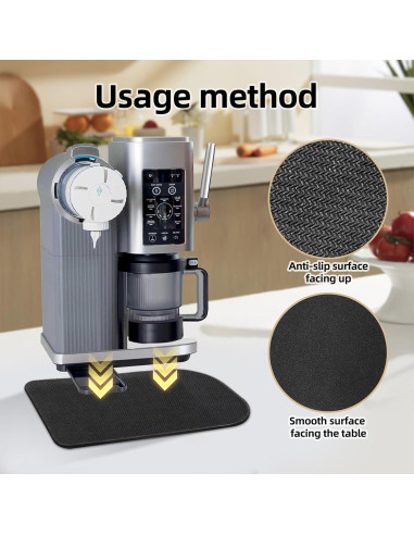 Alfombrilla Antideslizante PCTTOIL para Ninja CREAMi NC701 30x20 cm