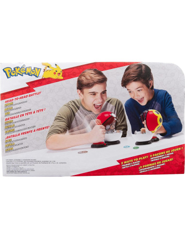 Juego de Ataque Sorpresa Pokémon Jazwares Rowlet vs Rockruff