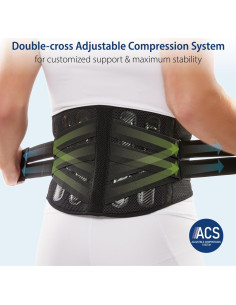 Soporte Lumbar Doble-Cruz Comforband - Faja Mediana para Dolor de Espalda 2