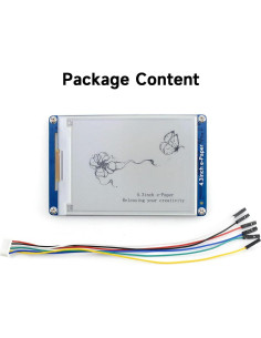 Pantalla E-Ink 4.3" Waveshare 800x600 Serial para Raspberry Pi 2