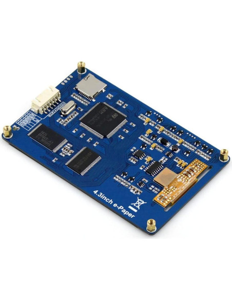 Pantalla E-Ink 4.3" Waveshare 800x600 Serial para Raspberry Pi