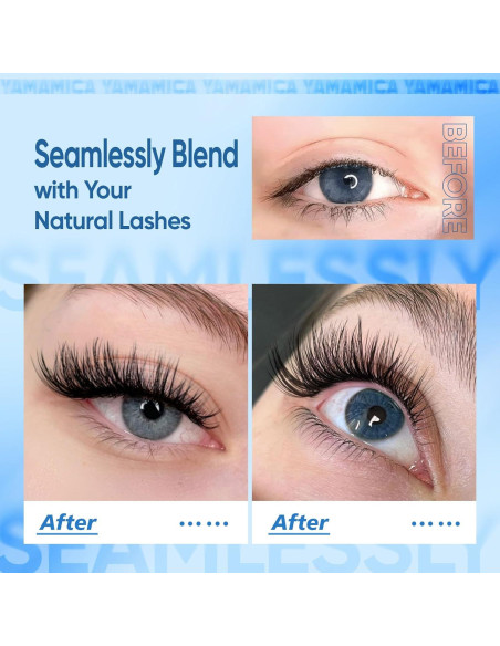Pestañas Magnéticas Ojo de Gato Yawamica 16mm con Aplicador