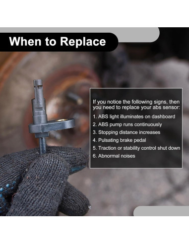 Sensor de Velocidad de Rueda ABS Partuto 8954252030 para Toyota Yaris 2007-2011