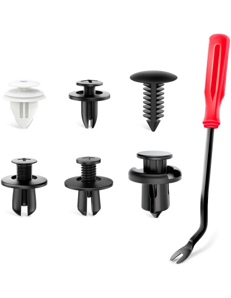 GOOACC 120 Clips de Retención para Parachoques de Coche 6-10mm