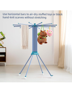 Estante Plegable para Secar Ropa Fendia FCD01 30kg Gris Verde 2