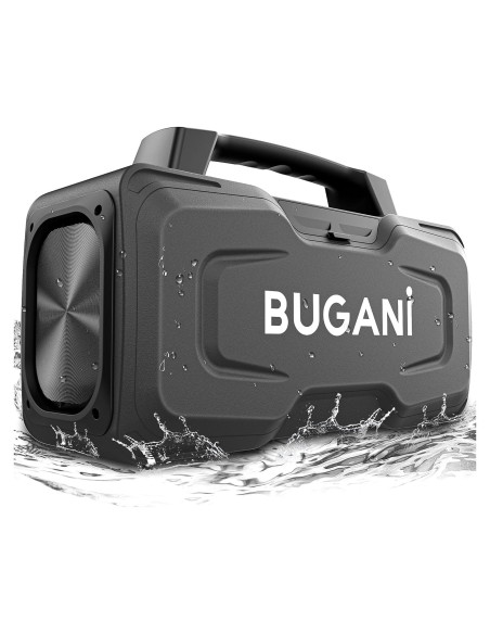 Altavoz Bluetooth BUGANI M118 80W Impermeable IPX7 Portátil