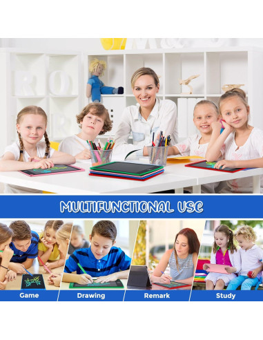 Tableta de Escritura LCD Zhehao 64 Piezas 8.5" Colorido