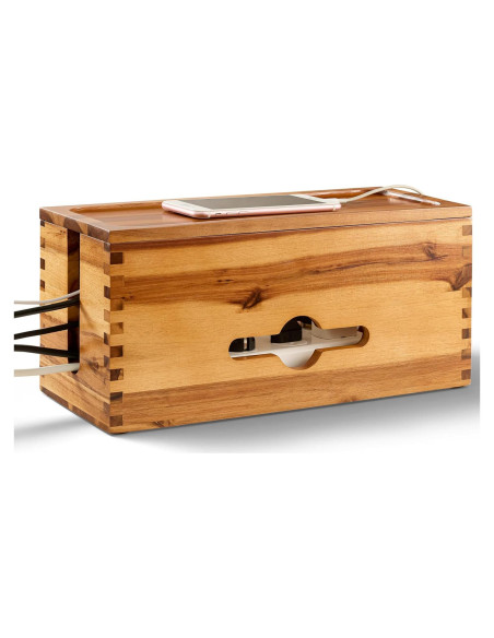 Caja de Gestión de Cables Tidita Acacia 38.1x15.2x17.5 cm