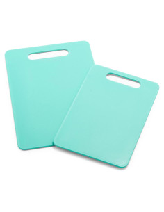 Juego de Tablas de Cortar GreenLife 2 Piezas Turquesa 20x30 cm