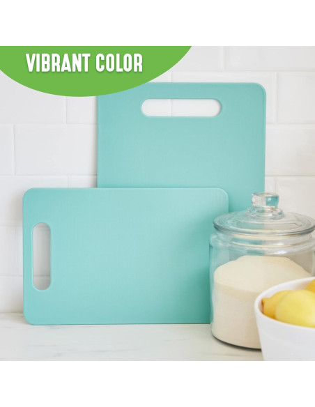 Juego de Tablas de Cortar GreenLife 2 Piezas Turquesa 20x30 cm