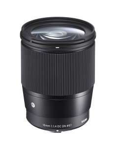 Lente Sigma 16mm f/1.4 DC DN para Canon EF-M + Kit de Filtros 2
