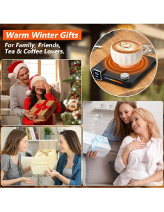 Calentador de Tazas Yoobao H13, 9 Temperaturas, 40W, Negro 2