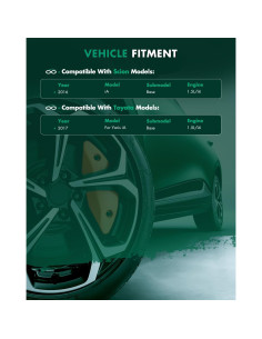 Eje de Transmisión SCITOO Izquierdo/Derecho 1.5L para Scion iA/Toyota Yaris 2