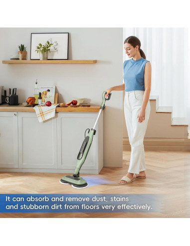 Paquete de 10 almohadillas de microfibra Vickorpen para mopa de vapor