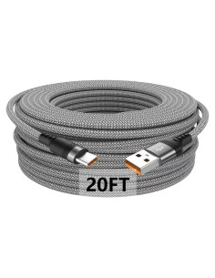 Cable USB C 20 pies 3A Carga Rápida Dongguan Zhenwei