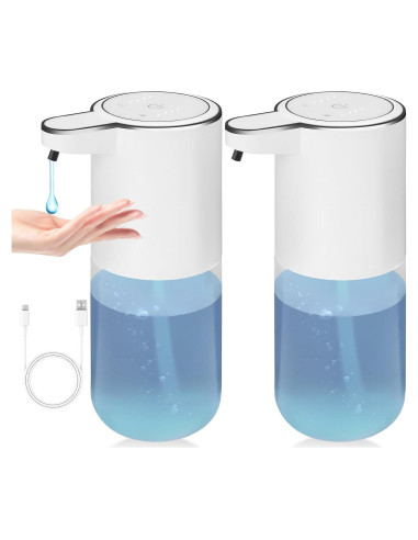 Pack de 2 dispensadores de jabón automático VZZNN 400ml