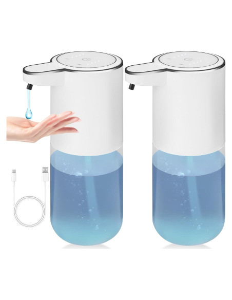 Pack de 2 dispensadores de jabón automático VZZNN 400ml