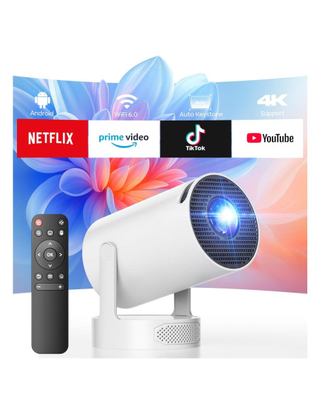 Mini Proyector Portátil CAMWORLD 4K WiFi Bluetooth 300 ANSI