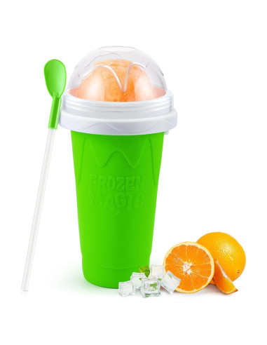 Taza Hacedora de Slushie RELPOM Verde 330ml Silicona