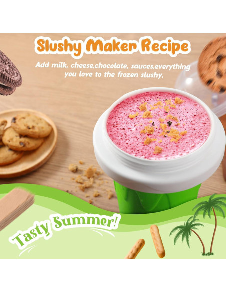 Taza Hacedora de Slushie RELPOM Verde 330ml Silicona